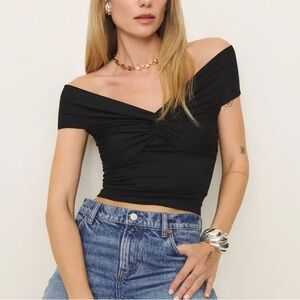 Reformation Ezlynn Knit Top